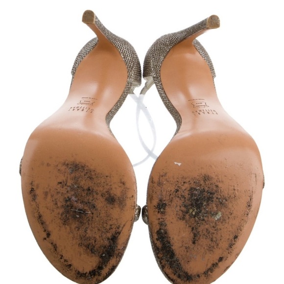 Stuart Weitzman Glitter Sandals - Picture 8 of 8